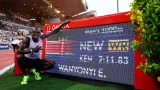 Keňan Emmanuel Wanyonyi a jeho světový rekord na 1000 metrů v Monaku