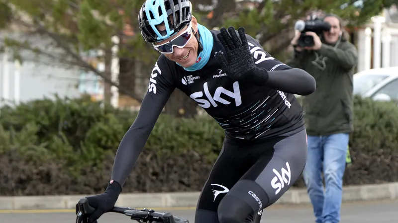 Chris Froome během prosincového tréninku na Mallorce