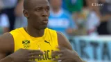 Úvodní představení Usaina Bolta v rozběhu na 100 m