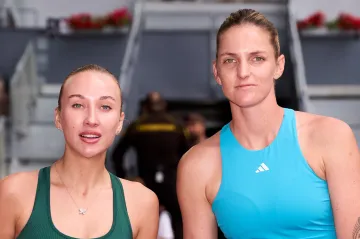 Anastasia Potapovová a Karolína Plíšková