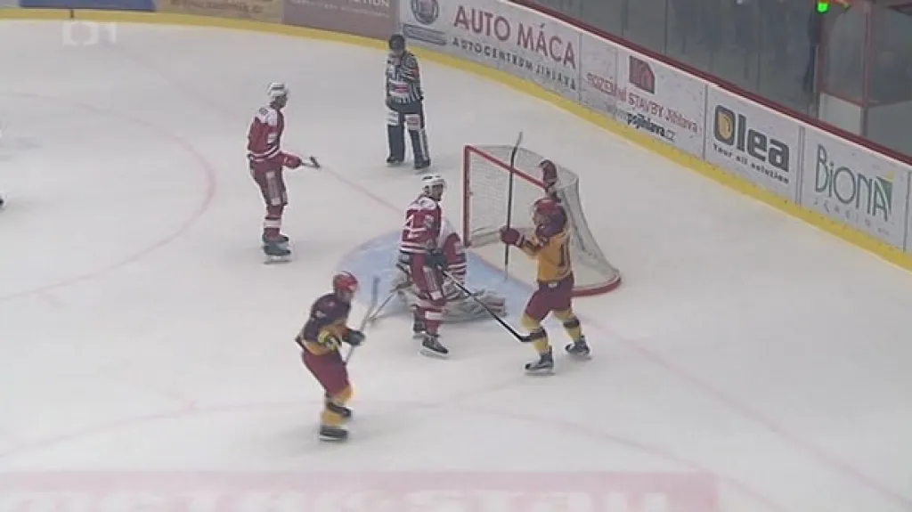 Utkání Jihlava - Slavia