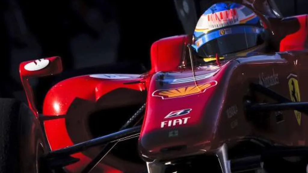 Fernando Alonso v monopostu Ferrari