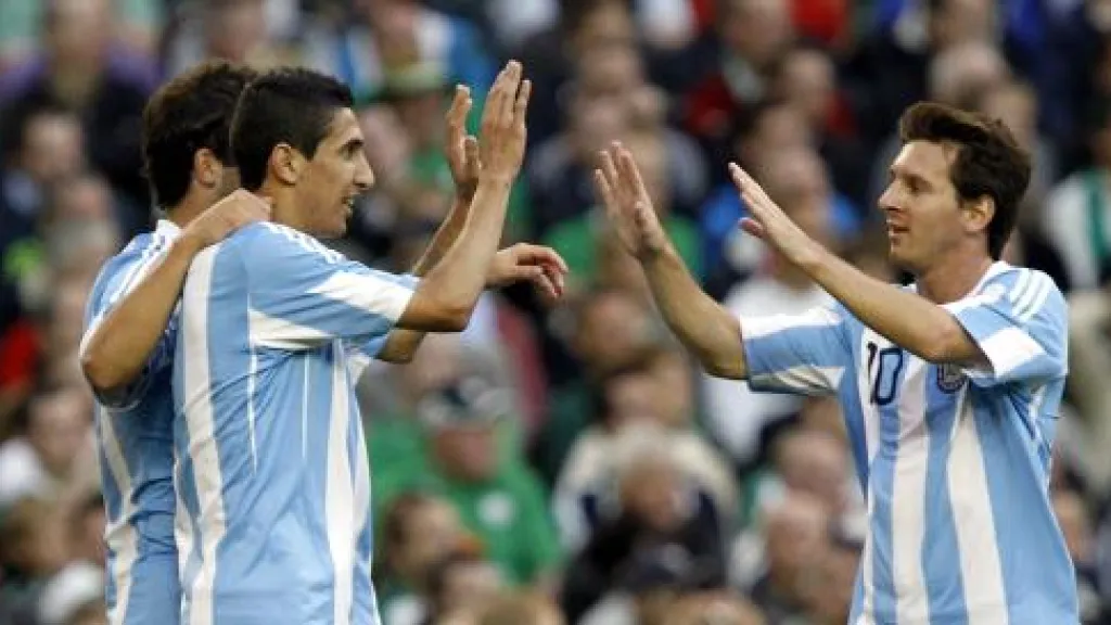 Radost argentinských fotbalistů