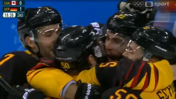 Gól v utkání Kanada - Německo: Plachta - 0:2 (24. min.)