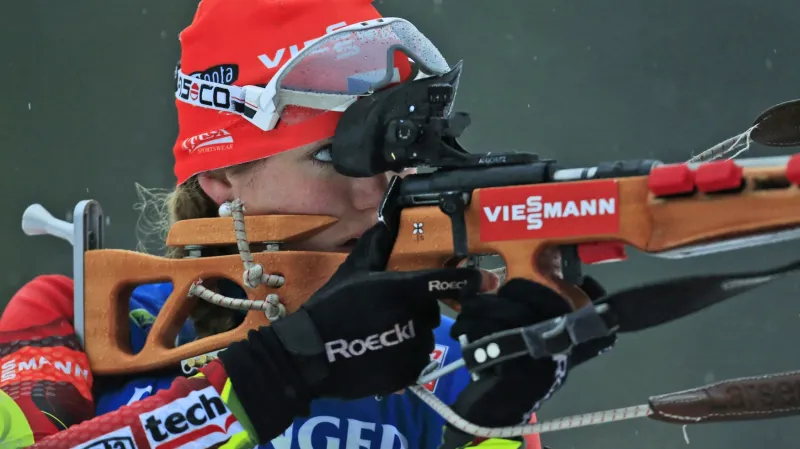 Reportáž ze závodu biatlonistů a biatlonistek v Poljuce