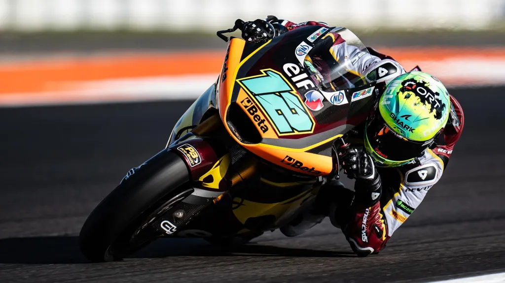 Filip Salač se strojem ze stáje ELF Marc VDS Racing