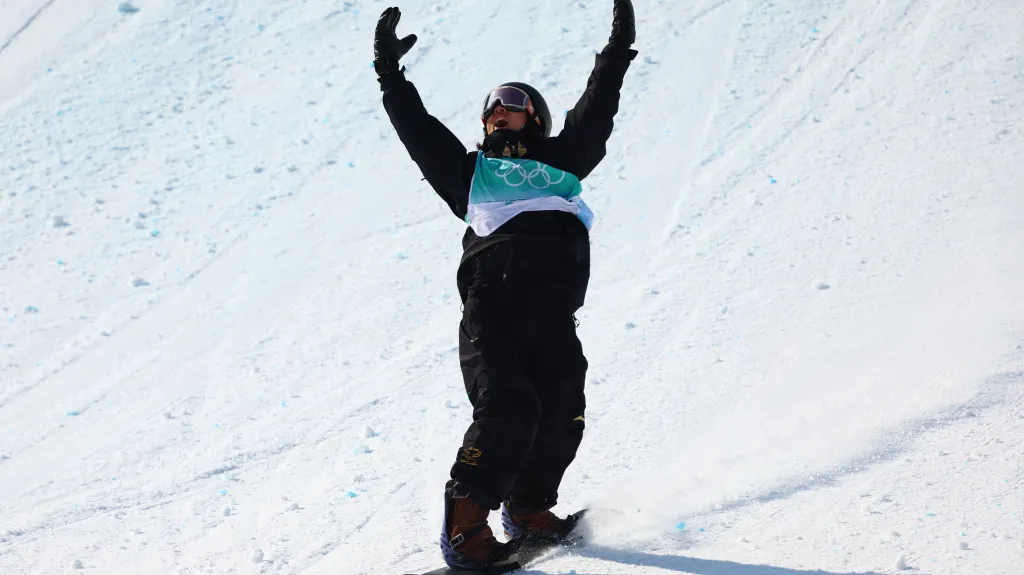 Čínský snowboardista Su I-ming ovládl big air