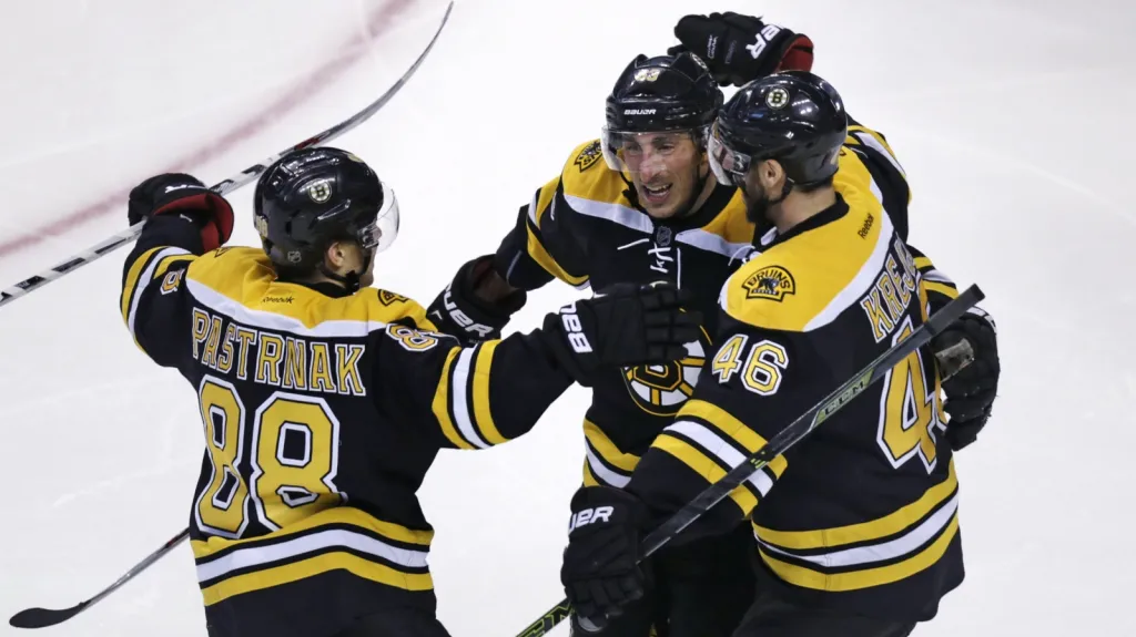 Radost hokejistů Bostonu