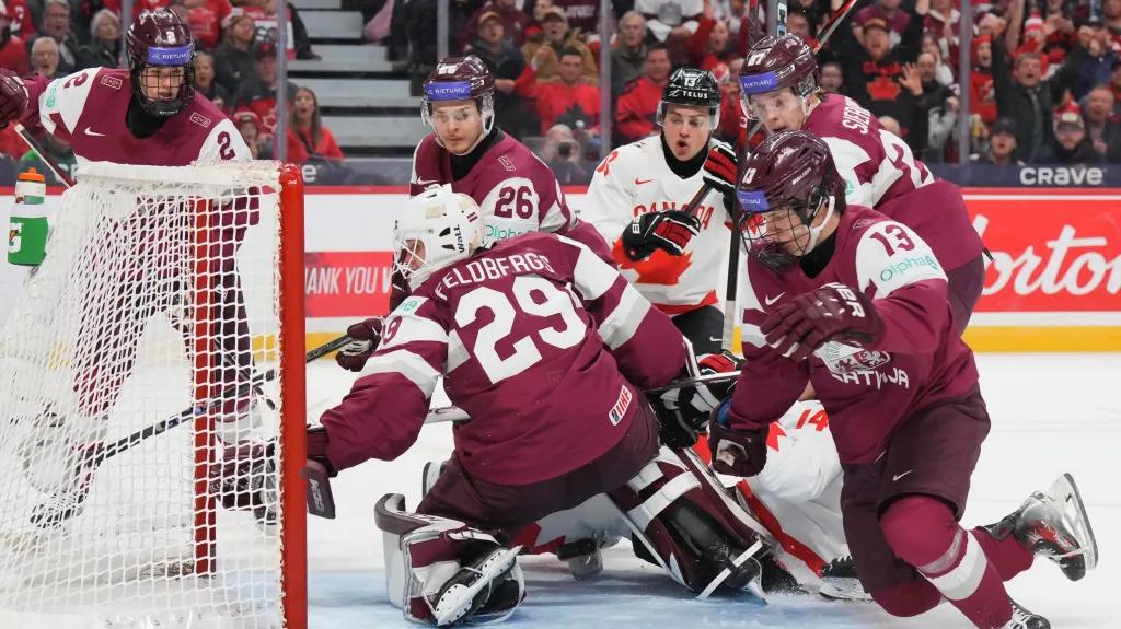 Utkání Lotyšsko – Kanada