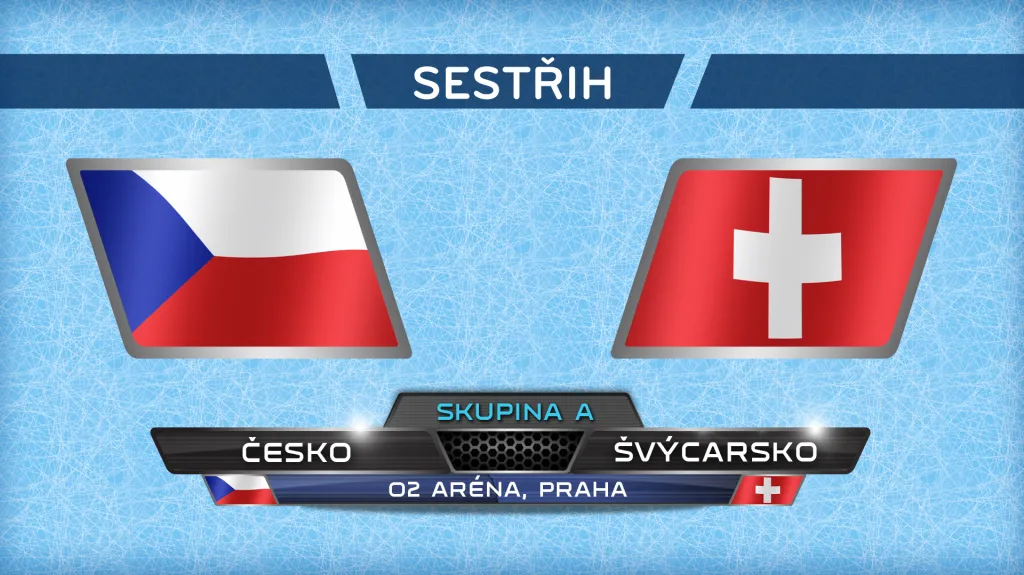 Sestřih utkání Česko - Švýcarsko