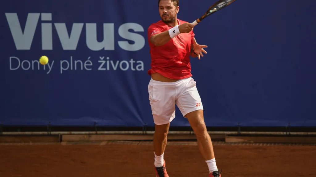 Stan Wawrinka na I. ČLTK Prague Open