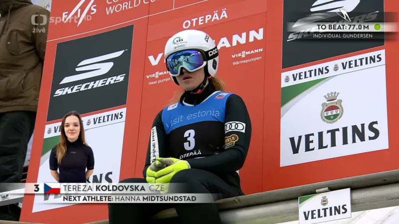 Skok Koldovské v Otepää