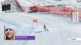 Ledecká v premiérovém sjezdu dojela dvaadvacátá