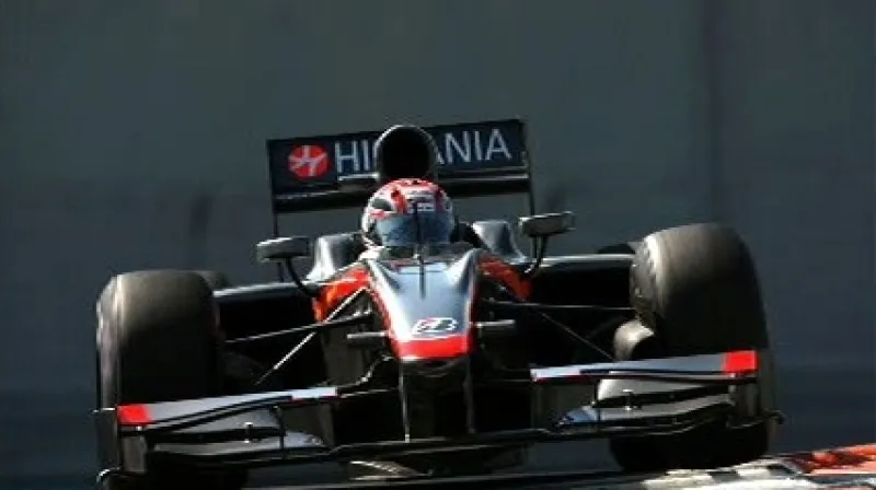 Josef Král v monopostu stáje Hispania