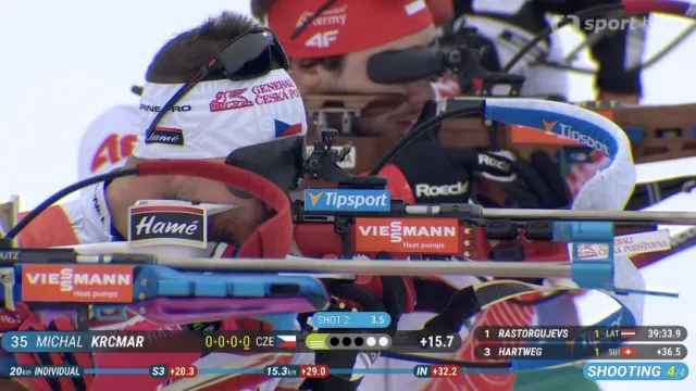 Sestřih vytrvalostního závodu biatlonistů SP v Ruhpoldingu