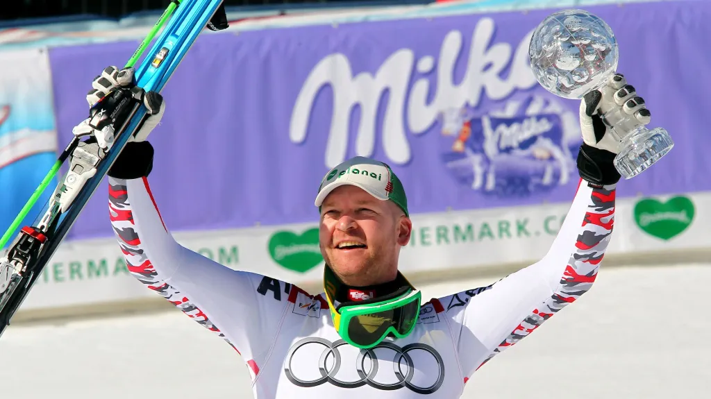 Vítěz celkové kvalifikace sjezdu SP Klaus Kroell