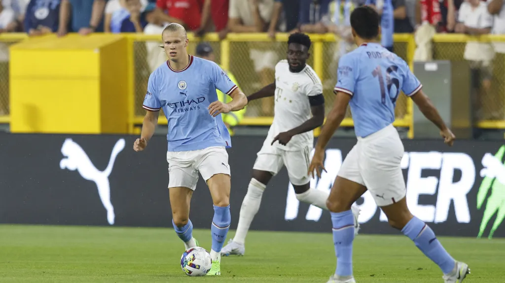 Erling Haaland v akci