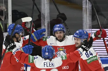 Radost českých hokejistů