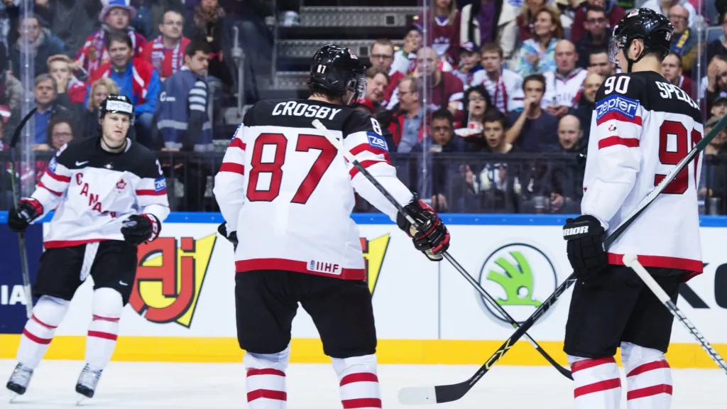 Jason Spezza a Sidney Crosby