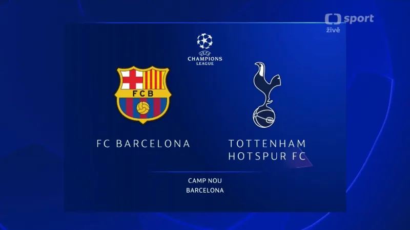 Sestřih utkání Barcelona - Tottenham
