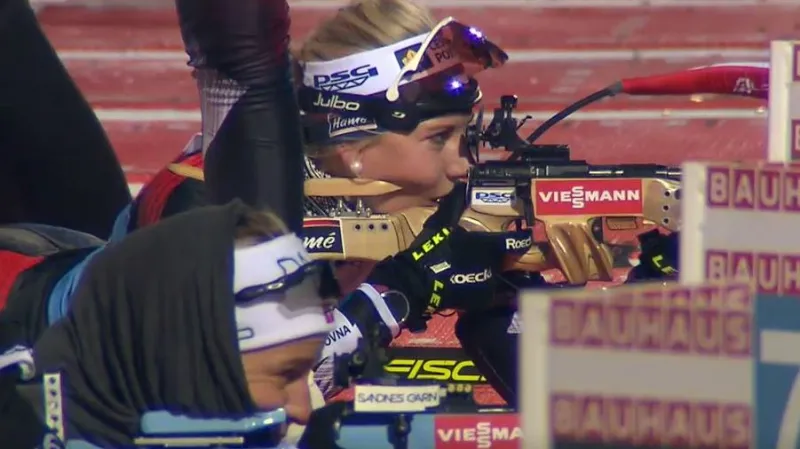 Kromě Charvátové bojovaly české biatlonistky s nachlazením