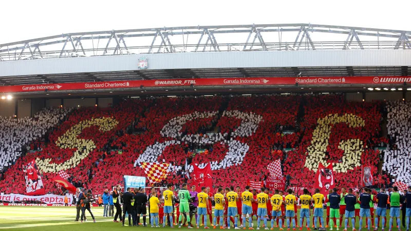 Loučení se Stevenem Gerrardem na Anfield Road