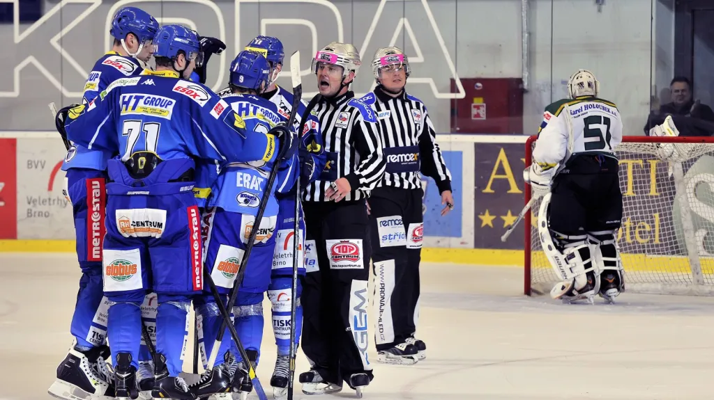 Brněnští slaví výhru 