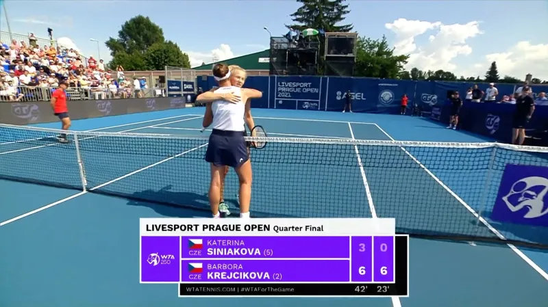 Semifinále Prague Open si zahraje Krejčíková i Martincová