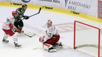 Utkání Karlovy Vary - Oceláři Třinec