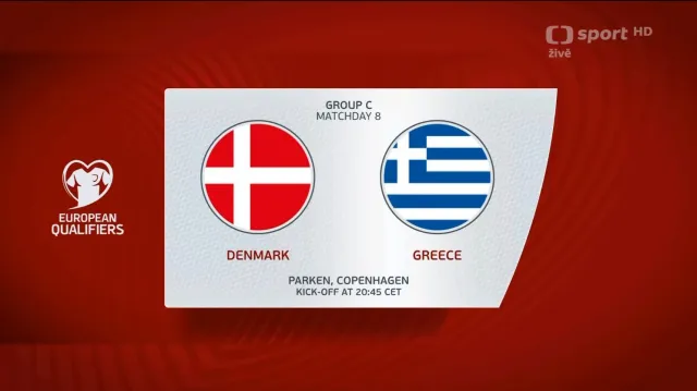 Sestřih utkání Dánsko – Řecko