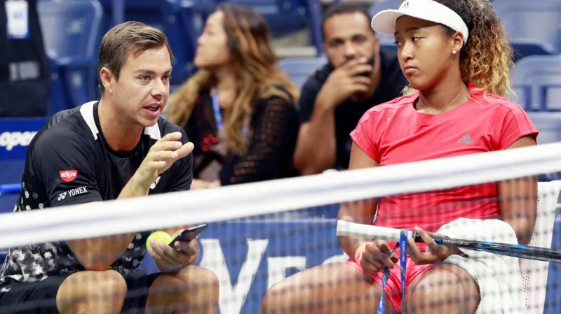 Sascha Bajin a Naomi Ósakaová