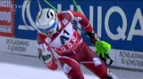 Jízda Henrika Kristoffersena v druhém kole slalomu