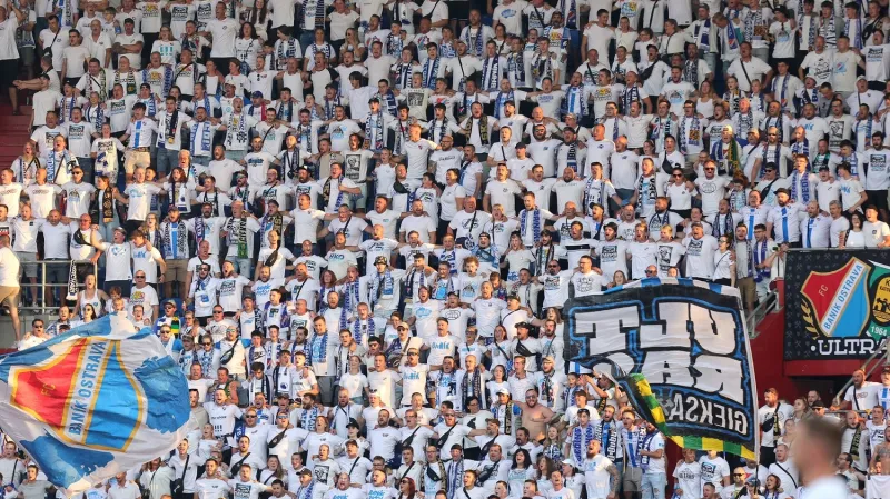 Fanoušci Baníku Ostrava