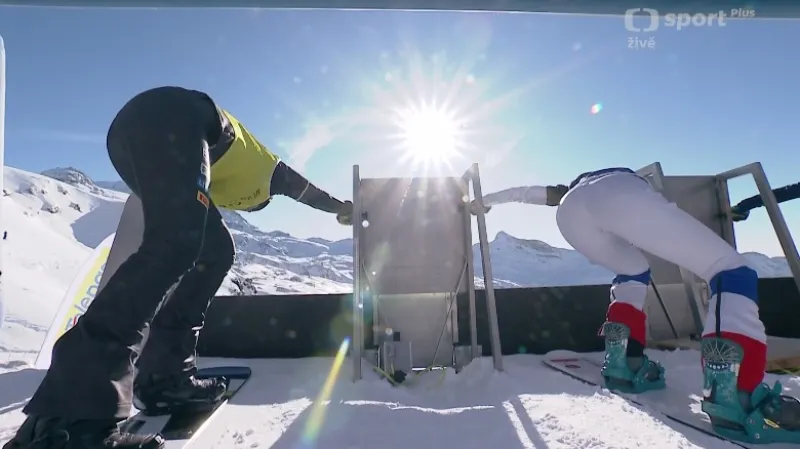 Sestřih jízd Adamczykové a Hopjákové v Cervinii