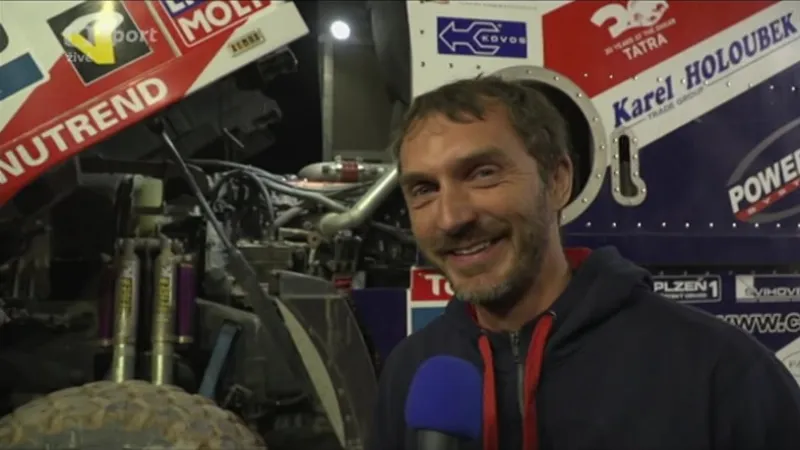 Vršecký se stará o kamion Kolomého. Práce až do rána, říká