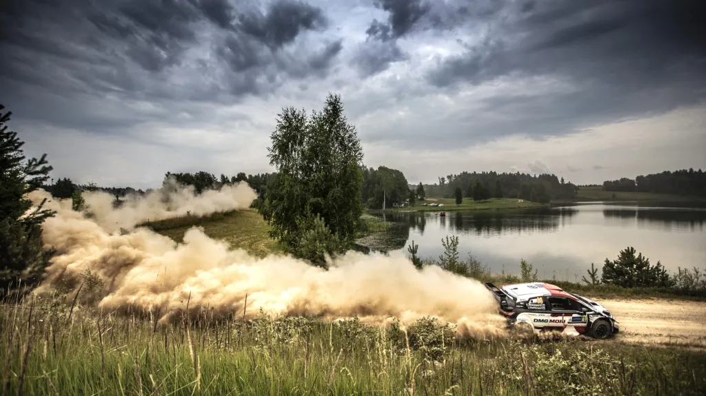 Kalle Rovanperä při Estonské rallye