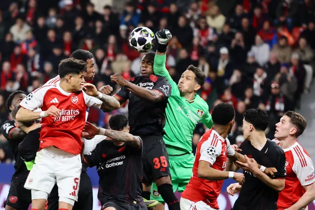 Utkání Leverkusenu s Arsenalem vítěze nemělo. Schick sledoval z lavičky