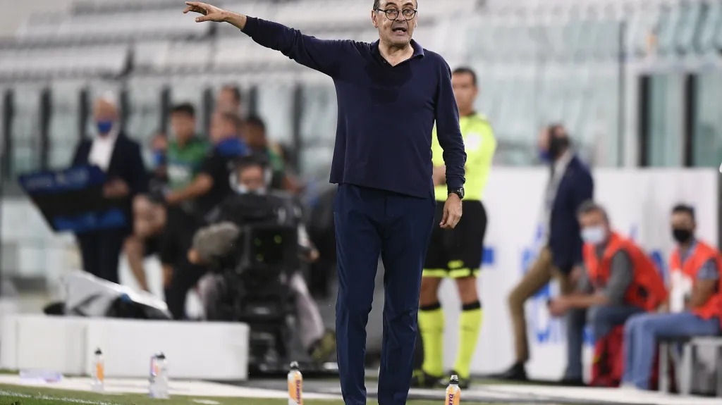 Kouč Juventusu Maurizio Sarri