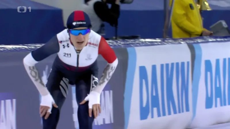 Rychlobruslařka Sáblíková získala na MS stříbro na trojce