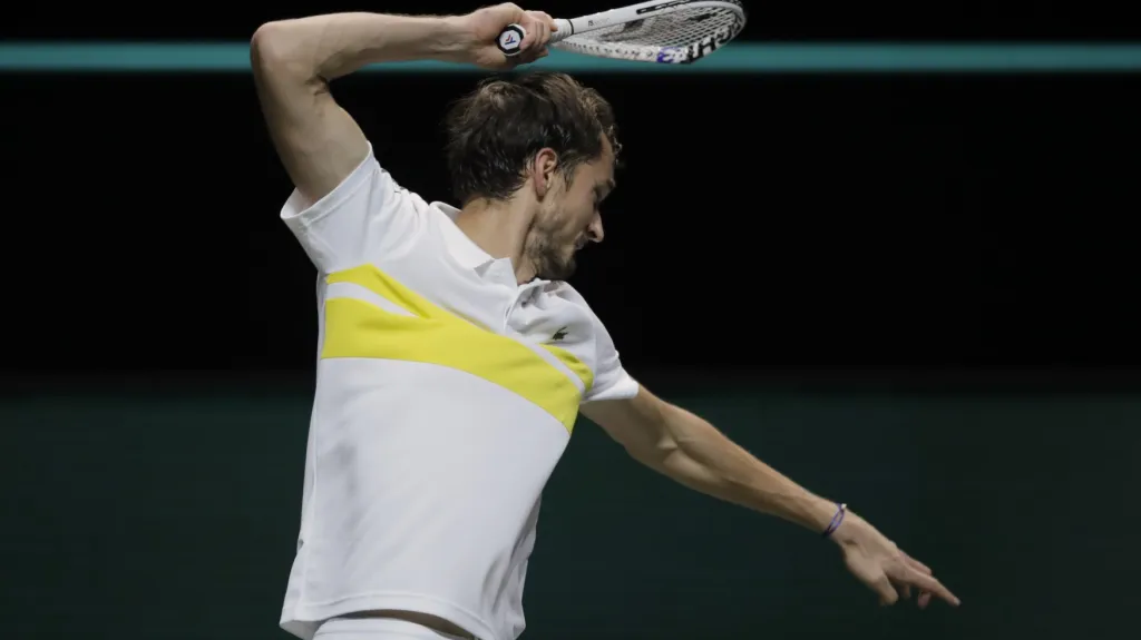 Rozhněvaný Daniil Medveděv