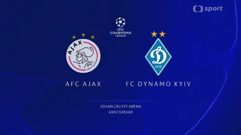 Sestřih utkání Ajax Amsterdam - Dynamo Kyjev