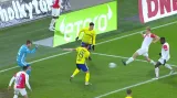 Gól v utkání Slavia - Zlín: Madsen – 2:1 (53. min.)