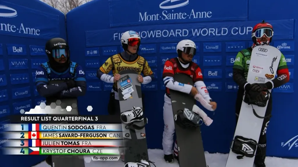 Osmifinálové jízdy Kubičíka, Choury a Housera a čtvrtfinálová jízda Choury