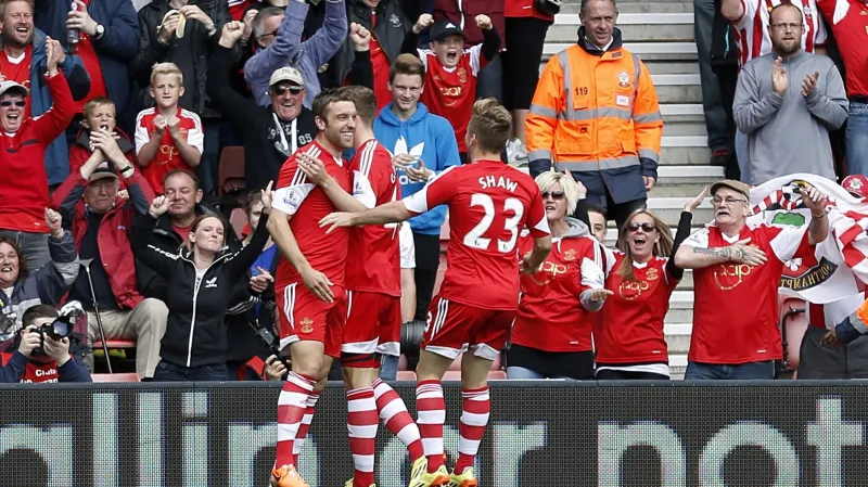 Radost fotbalistů Southamptonu