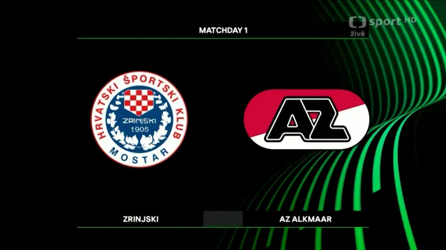 Sestřih utkání Zrinjski Mostar – Alkmaar