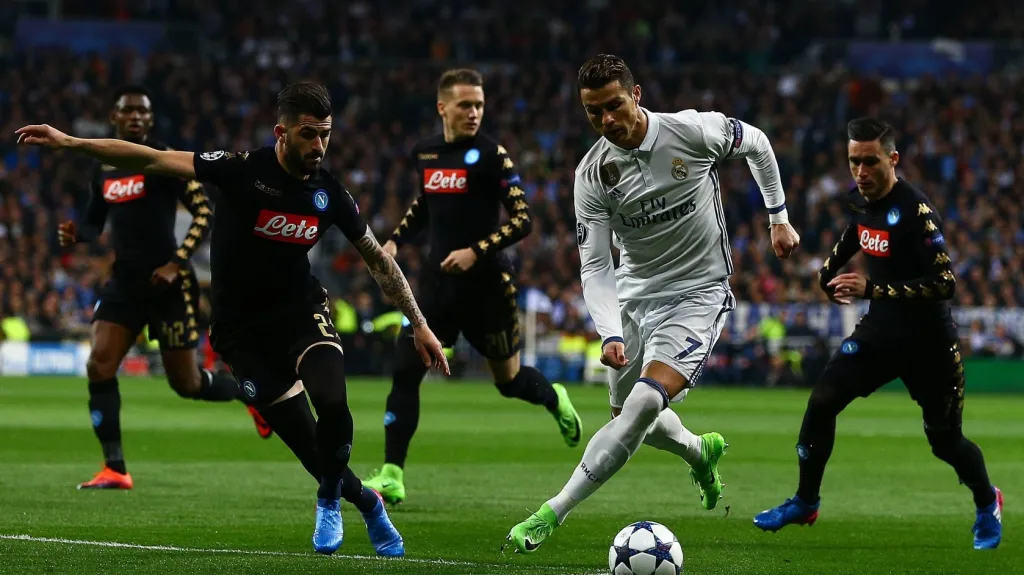 Utkání Real Madrid - SSC Neapol