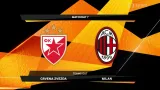 Sestřih utkání Crvena zvezda Bělehrad - AC Milán