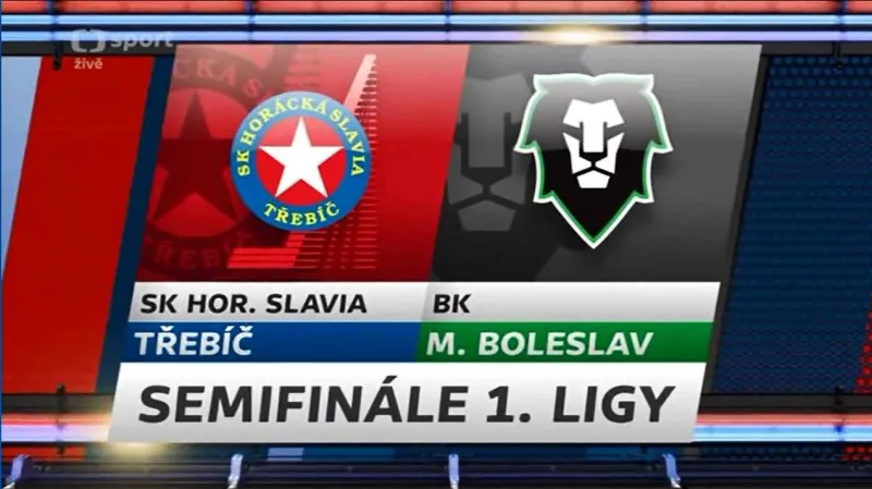 Sestřih a ohlasy 4. semifinále play-off 1. ligy Třebíč - Mladá Boleslav