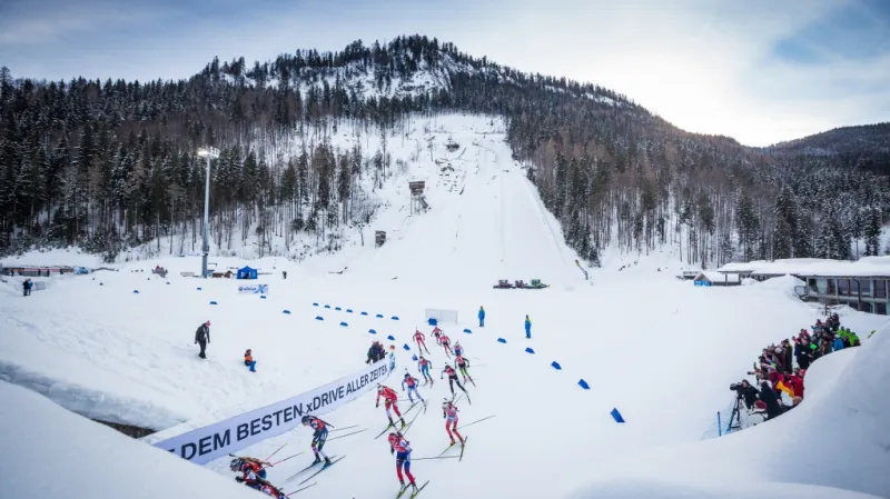 Sestřih štafetového závodu žen v Ruhpoldingu
