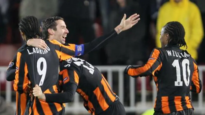 Fotbalisté Šachtaru Doněck